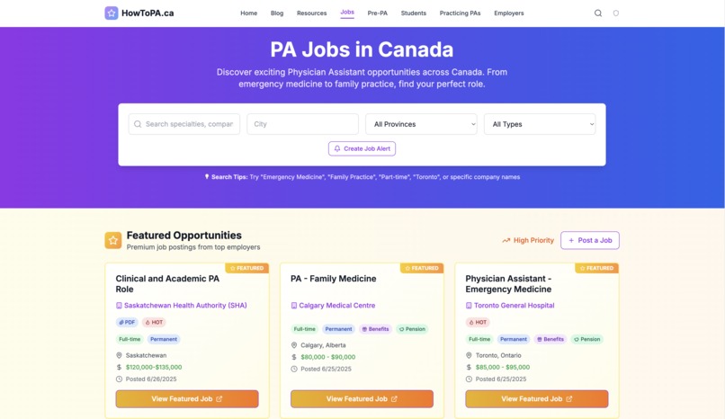 Physician Assistant Career Hub-Canada – screenshot 2