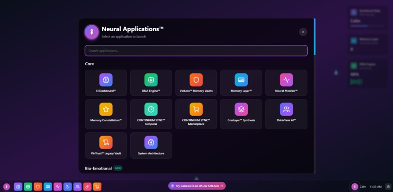 GENESIS EI AI OS™ —Duodecafecta™ —Unprecedented—1 Revolution – screenshot 5
