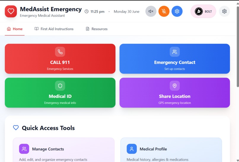 MedAssist Emergency  – screenshot 1