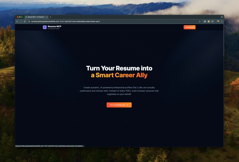 Lucid: Resume MCP – screenshot 6
