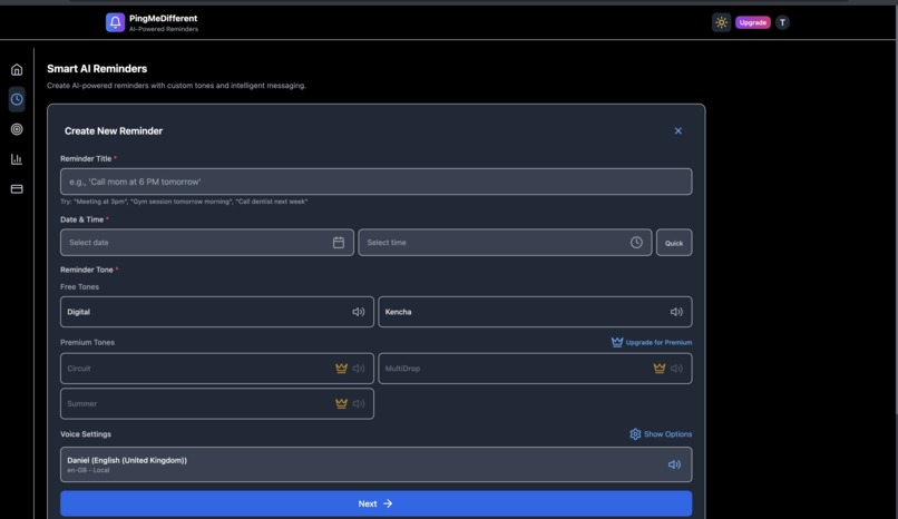 PingMeDifferent – screenshot 2