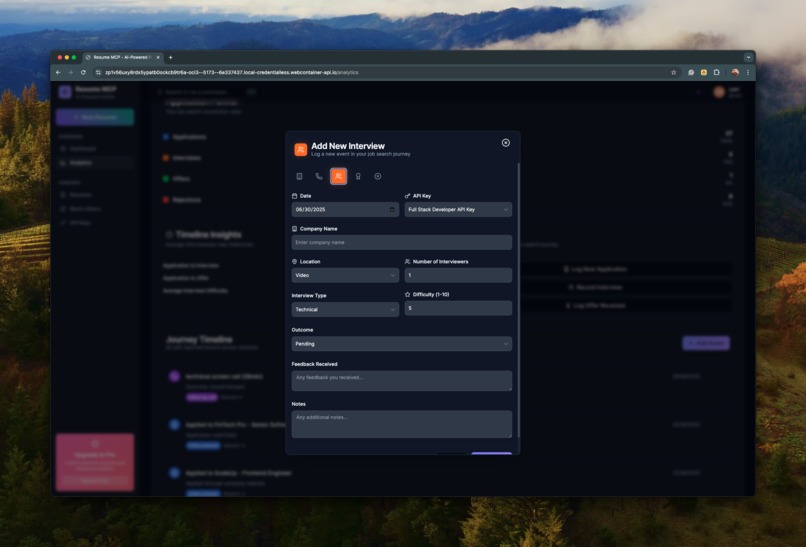 Lucid: Resume MCP – screenshot 8