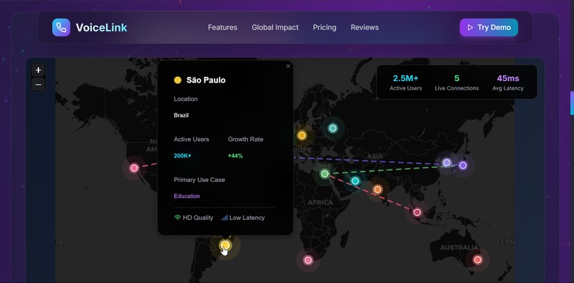 VoiceLink – screenshot 2