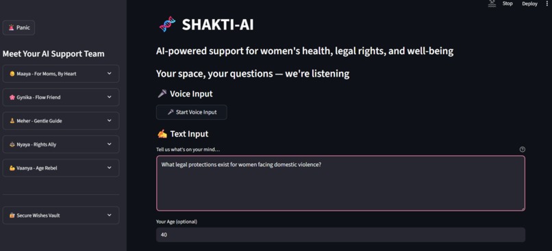 SHAKTI-AI – screenshot 1