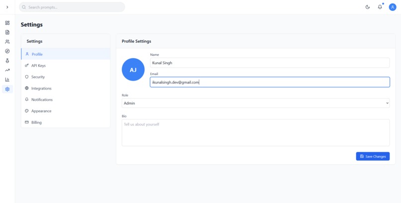 PromptHub – screenshot 2
