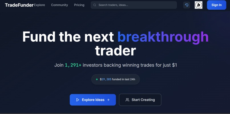 TradeFunder – screenshot 2