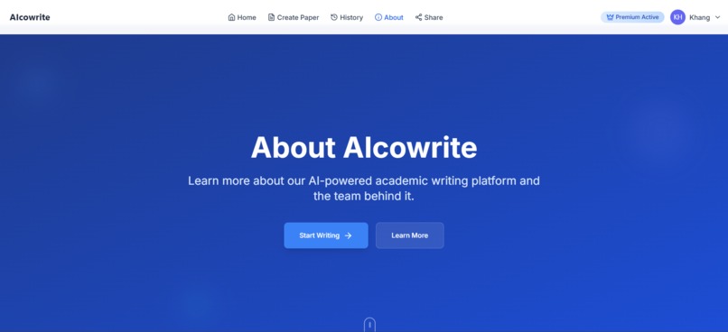 AIcowrite – screenshot 2