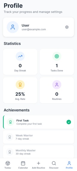 SelfScript - Daily Routine Tracker App – screenshot 3