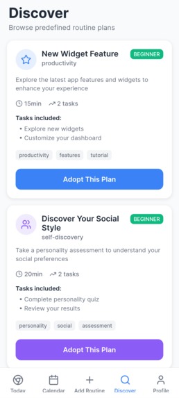 SelfScript - Daily Routine Tracker App – screenshot 4