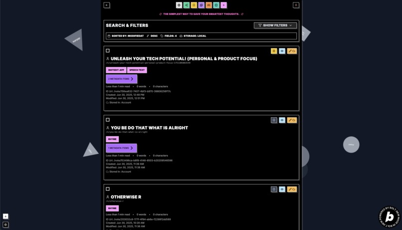INotedIt INotEdit Your thoughts, noted. Where notes are kept – screenshot 12