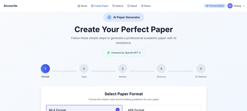 AIcowrite – screenshot 3