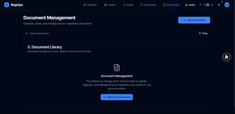 RegOps AI Suite – screenshot 2
