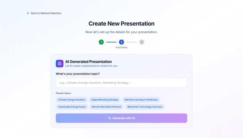 Prezentic – AI Presentation Builder with Realistic Narration – screenshot 7