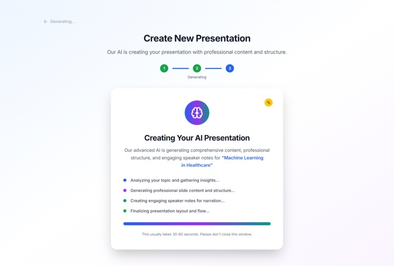 Prezentic – AI Presentation Builder with Realistic Narration – screenshot 6