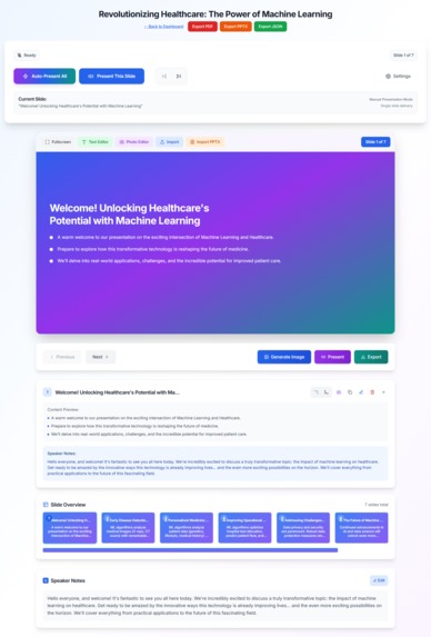 Prezentic – AI Presentation Builder with Realistic Narration – screenshot 8