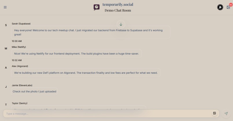 temporarily Social – screenshot 3