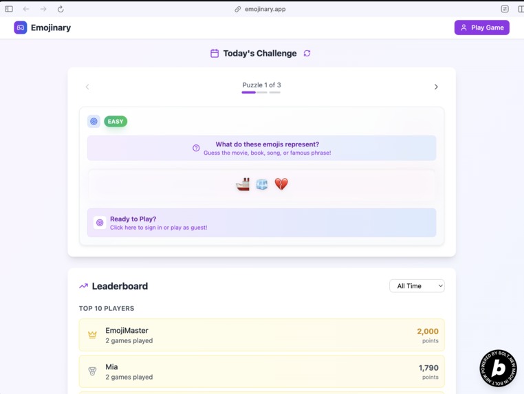 Emojinary.app – screenshot 1