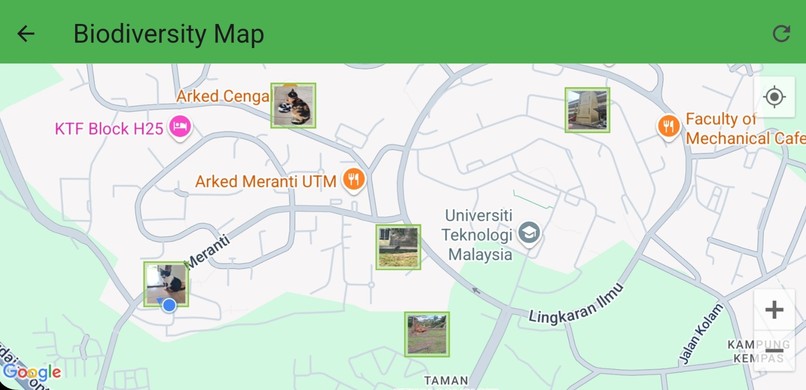 Biomap  – screenshot 2