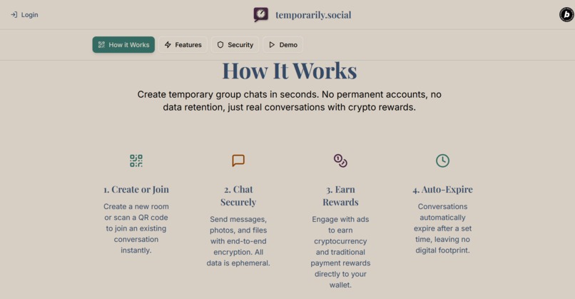 temporarily Social – screenshot 4