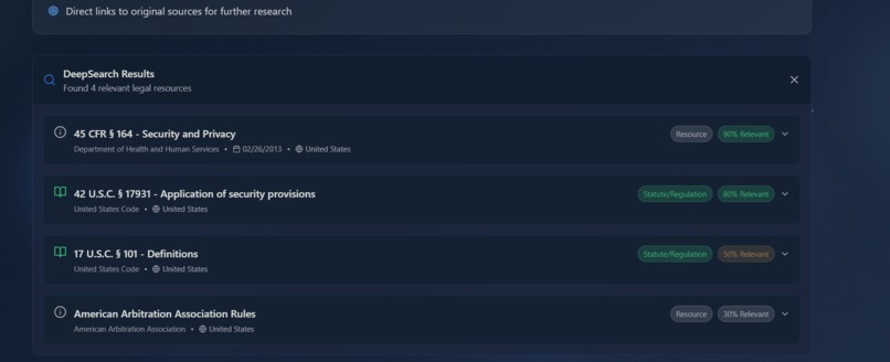 Legal AI Advisor – screenshot 6