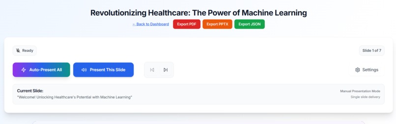 Prezentic – AI Presentation Builder with Realistic Narration – screenshot 10