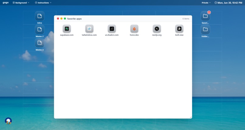 OSpace – screenshot 2