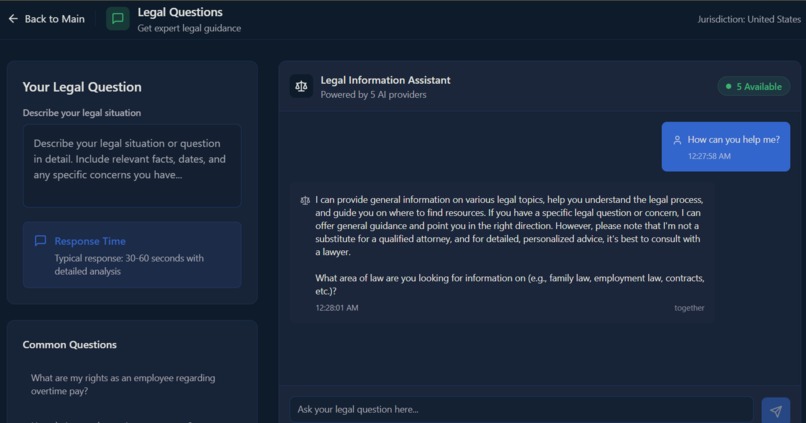 Legal AI Advisor – screenshot 7