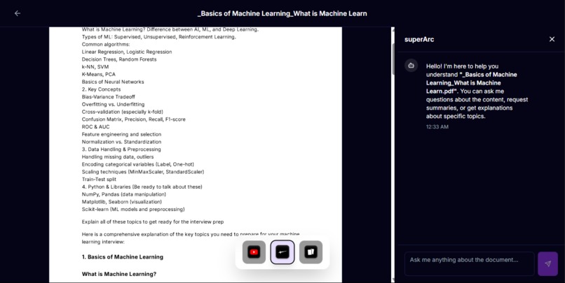 SuperArc - AI Powered Study Platform – screenshot 4