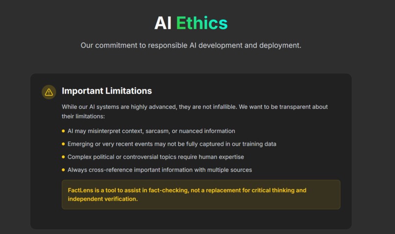 FactLens.Ai – screenshot 2
