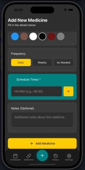 Pillpop app – screenshot 2