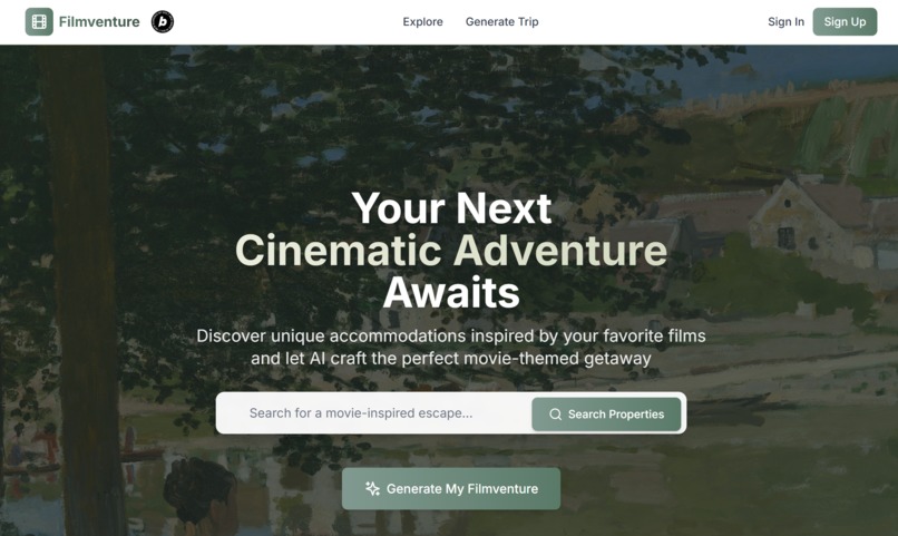 Filmventure – screenshot 1