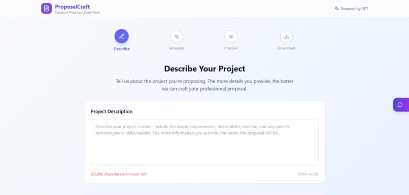 ProposalCraft – screenshot 1