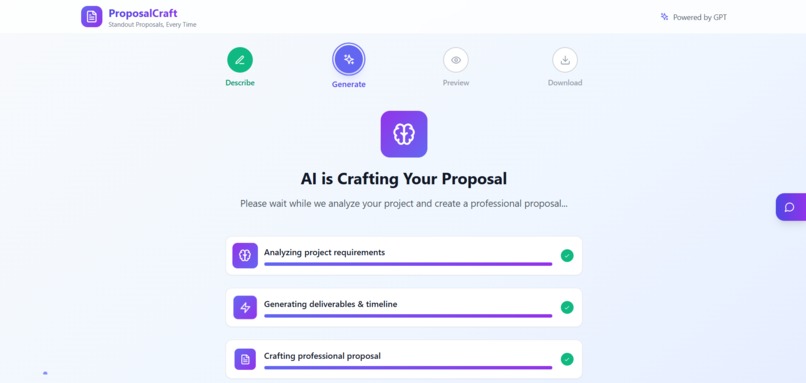 ProposalCraft – screenshot 2