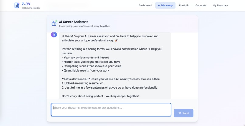 Z-CV – screenshot 4