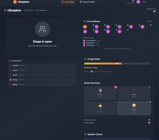  Soapbox Rumble — Real-Time Rant Arena  – screenshot 3