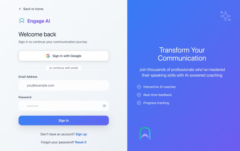 engage.ai – screenshot 2