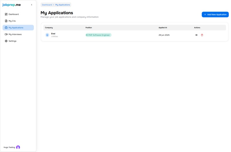 jobprep.me – screenshot 2