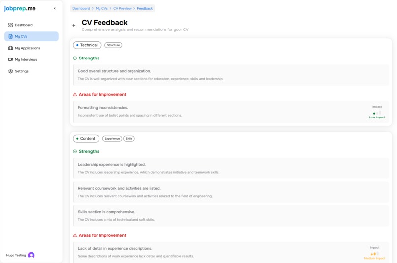 jobprep.me – screenshot 6