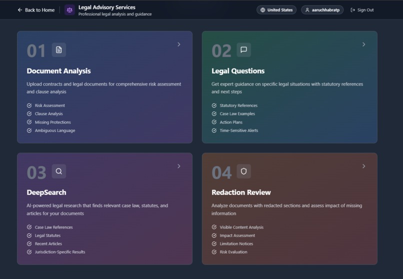 Legal AI Advisor – screenshot 4