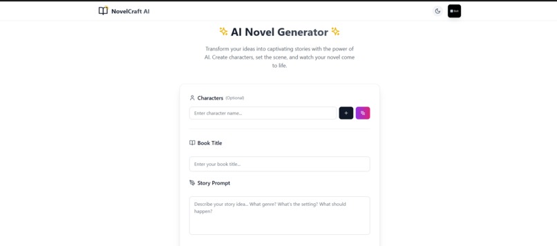 NovelCraft AI – screenshot 1