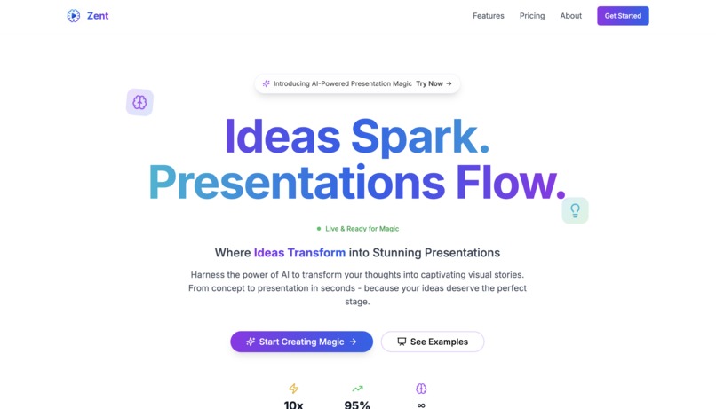 Zent AI: Present your Story Beautifully – screenshot 1