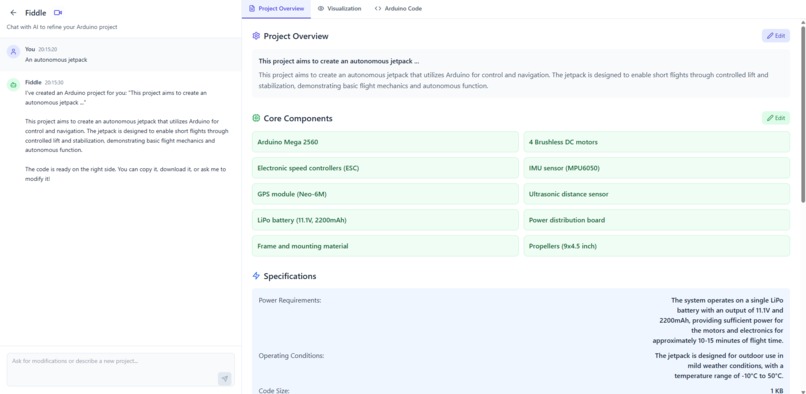 Fiddle – screenshot 2