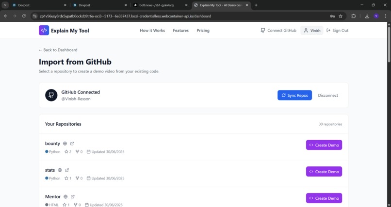 Explain My Tool – screenshot 3