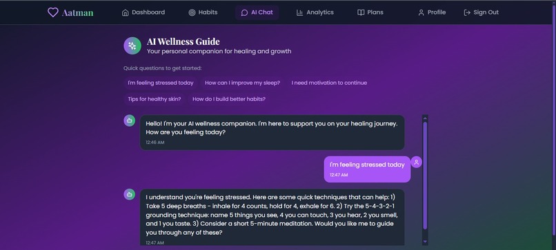 Aatman – Self-Healing & Habit Tracker App – screenshot 7