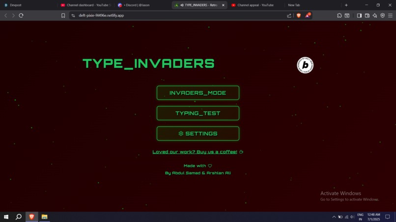 Type Invaders – screenshot 2