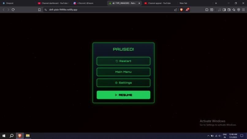 Type Invaders – screenshot 3