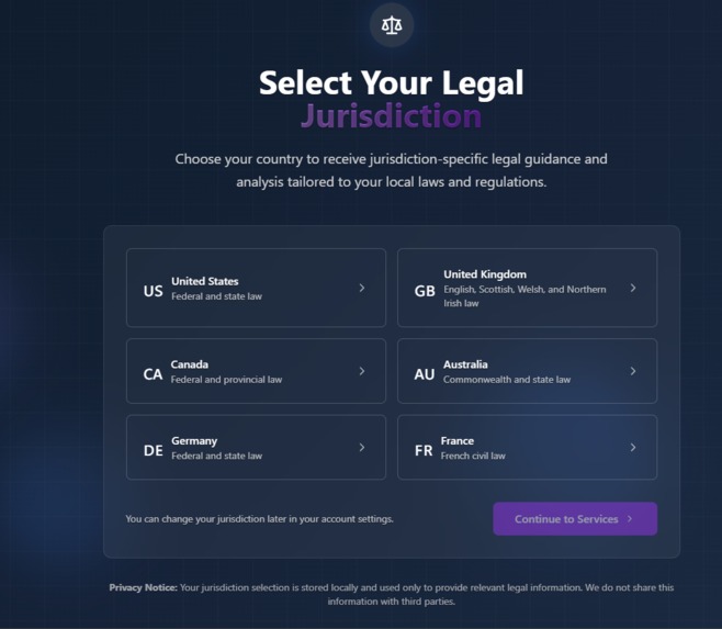 Legal AI Advisor – screenshot 3