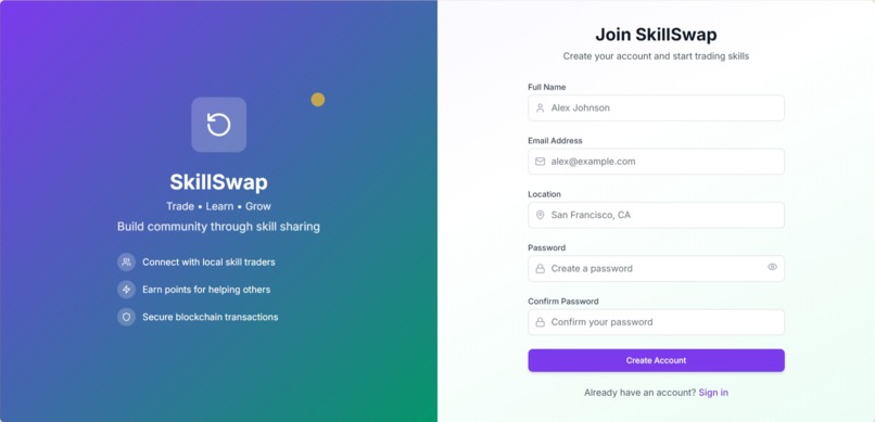 SkillSwap – screenshot 4