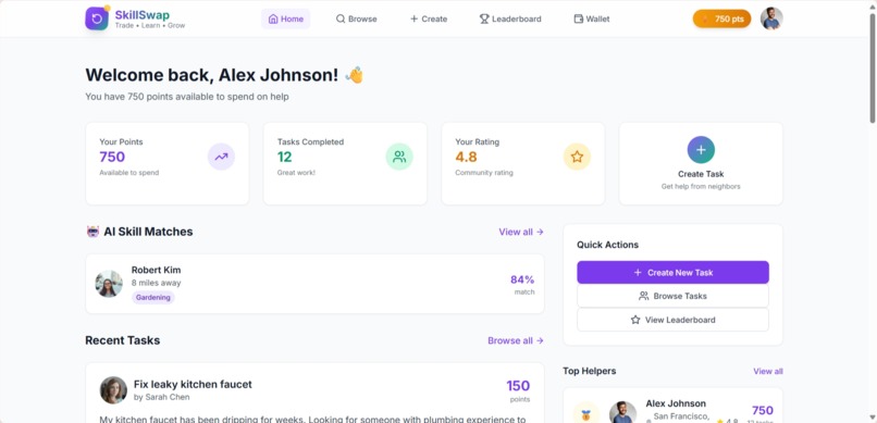 SkillSwap – screenshot 6