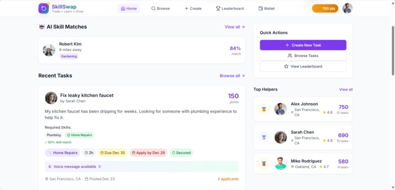 SkillSwap – screenshot 7